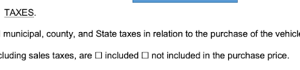 Include tax information