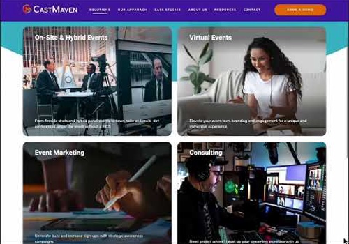 Branding Package Example: Web Redesign for Event Streaming Company