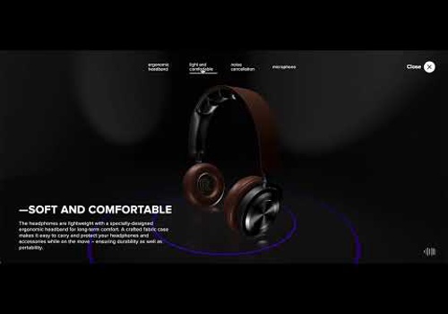 Web Design Package Example: SD-Sound Website - interactive product page