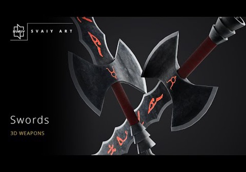 Video Production Package Example: Swords of Valor | 3D Weapon