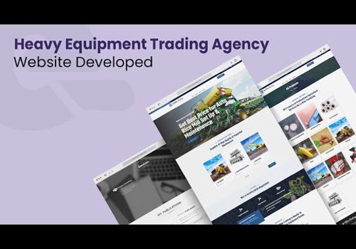 Web Development Package Example: Equipment Trading Company Website Development