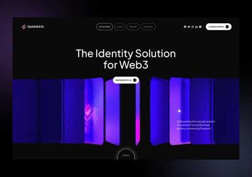 Web Design Package Example: Landing Page for Web3 Company