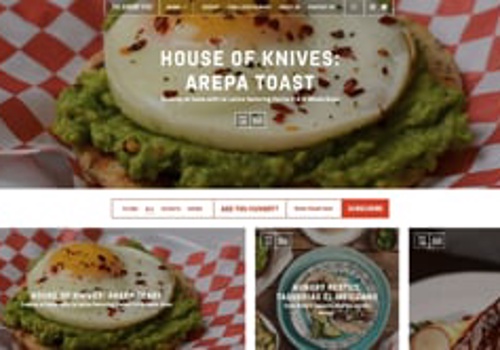 Web Design Package Example: The Hungry Post Website