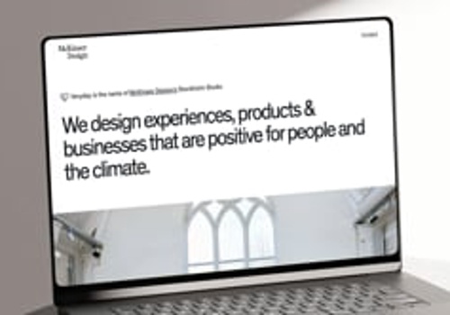 Web Design Package Example: Web design for McKinsey Veryday