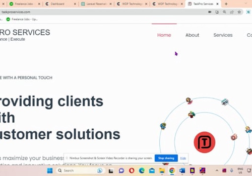 Web Development Package Example: TaskProServices