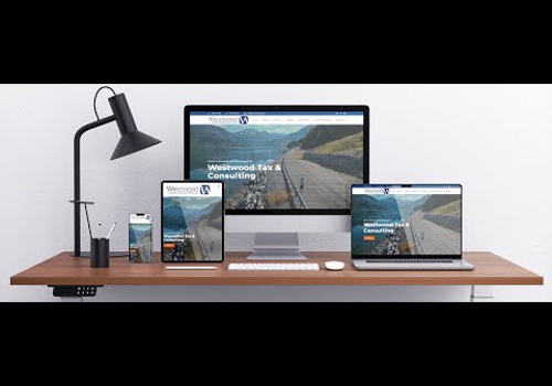 Web Development Package Example: Website development for Westwood Tax & Consulting