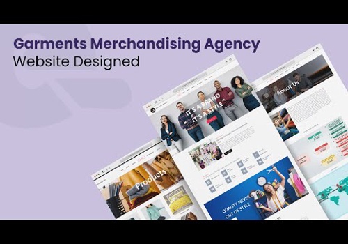 Web Development Package Example: A Garments Merchandising Agency Website Designed