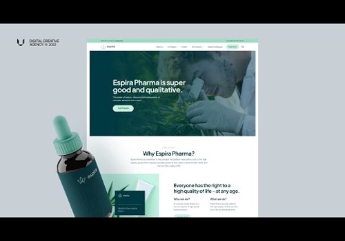 Web Design Package Example: Website for High quality medical cannabis