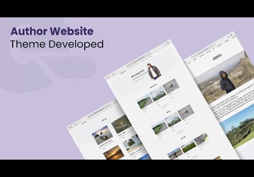 Web Development Package Example: Author Website Developed To Showcase Literary Work