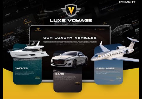 Web Development Package Example: LUXE Voyage Auction