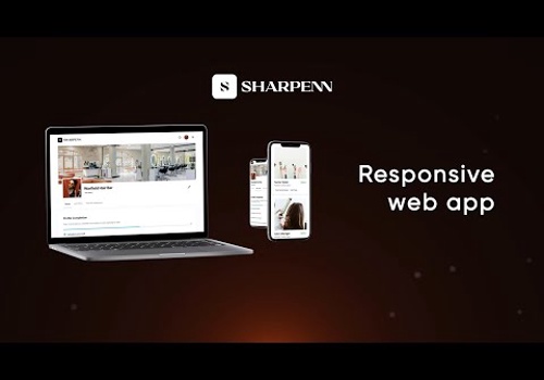 UX/UI Design Package Example: Sharpenn - A fully responsive web application