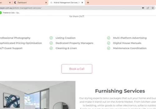 Web Development Package Example: Airbnb Property Management Services By AirKeeper