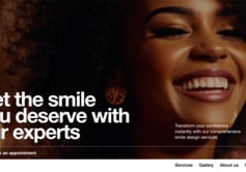 UX/UI Design Package Example: Custom landing page development