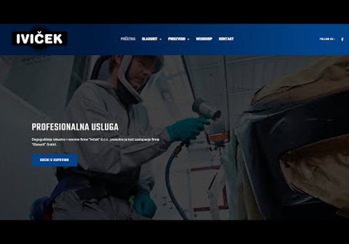 Web Design Package Example: Glasurit Website