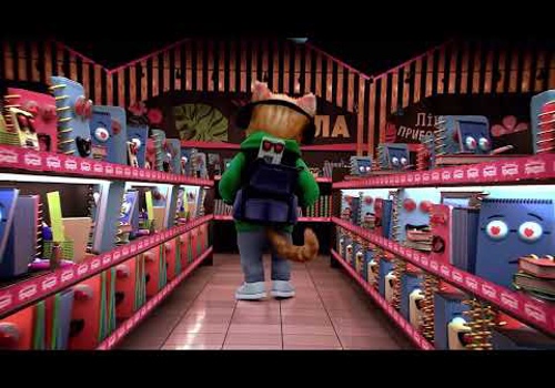 Video Production Package Example: Commercial for Epicentr with 3D animated character