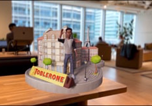 Video Marketing Package Example: AR video for Toblerone