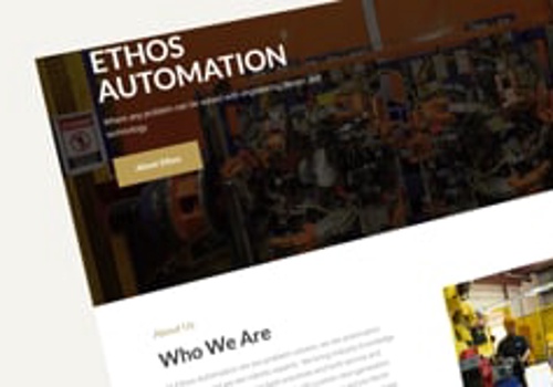 UX/UI Design Package Example: Automation Company WordPress Website Development