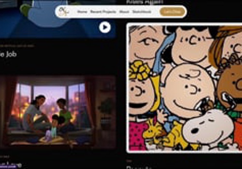 Web Design Package Example: Nomad Animations