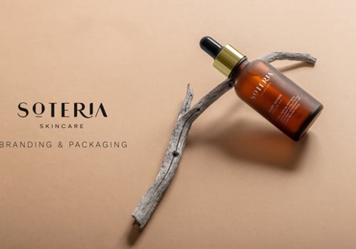 Branding Package Example: Soteria Skincare Branding & Packaging