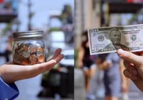 Video Production Package Example: Coinstar - Bills Vs. Coins Showdown!