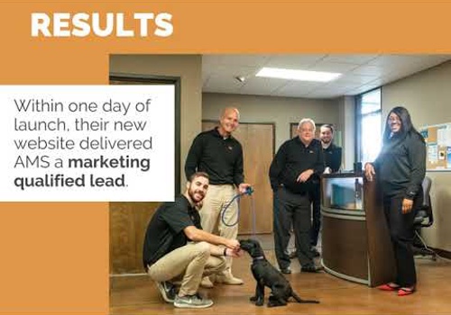 Digital Strategy Package Example: Manufacturing StoryBrand Web Design, Marketing