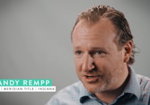 Video Production Package Example: Interview with Randy Rempp CEO of Meridian Title