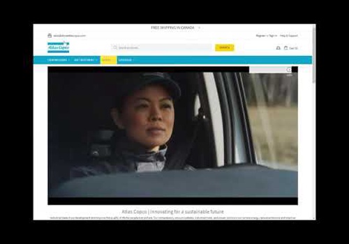 Web Design Package Example: Atlas CopCo Canada: Shopify Store Redesign
