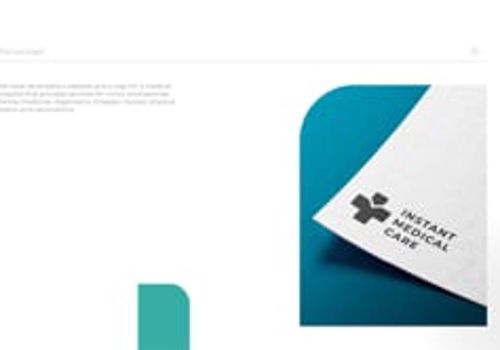 Web Design Package Example: Medical website and logo design