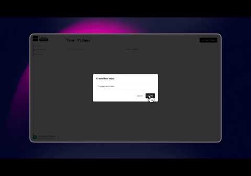 Video Production Package Example: Animated SaaS Explainer – Frameee AI Dashboard