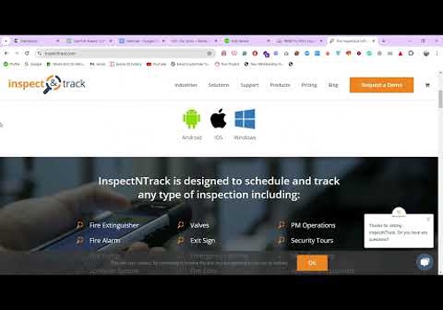 Web Development Package Example: InspectNTrack Website