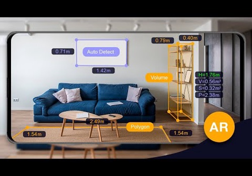 AR/VR Development Package Example: AR Ruler App: Tape Measure Cam