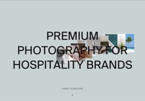 Branding Package Example: Portfolio Website for Luxury Hotel Photographers