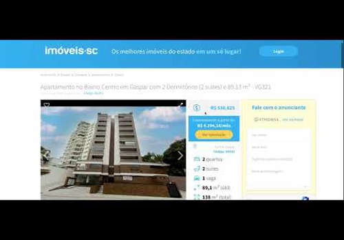 Custom Software Development Package Example: Imóveis SC - Real State Listing