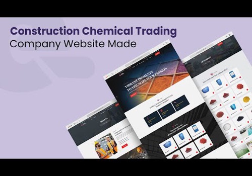 Web Development Package Example: Construction Chemical Supplier Website Developed