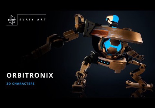 Video Production Package Example: Orbitronix | 3D Character