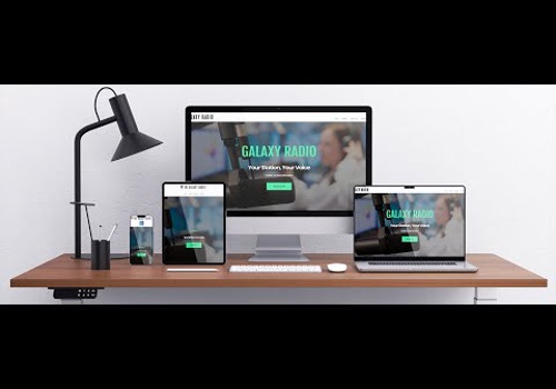 Web Development Package Example: Galaxy Radio Website Design