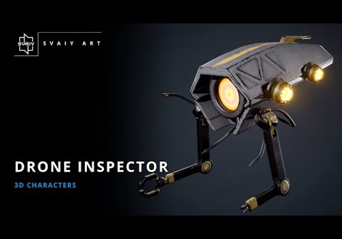 Video Production Package Example: Drone Inspector | 3D Character