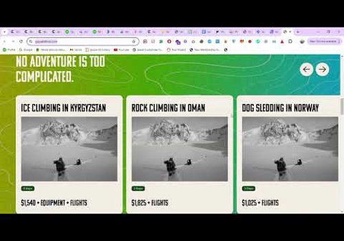 Web Development Package Example: Travel Agency Site