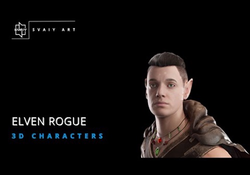 Video Production Package Example: Elven Rogue | 3D Character