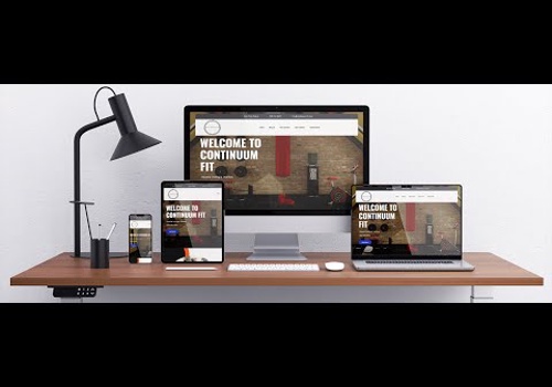 Web Design Package Example: Continuum Fit: Website for Local Personal Trainer