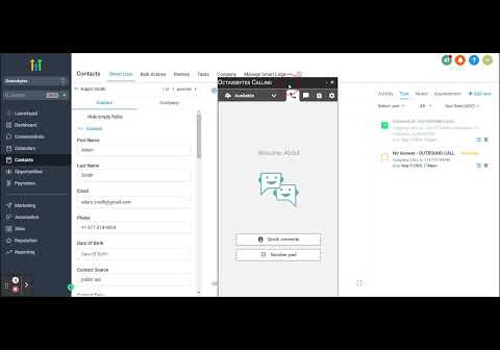 Unified Communications Consulting & SI Package Example: GoHighLevel CTI Connector
