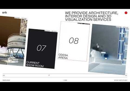 Web Design Package Example: Orb Space Website