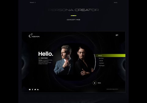 Web Development Package Example: Casian Persona Creation Platform