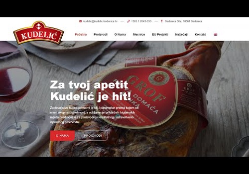 Web Design Package Example: Kudelić Website