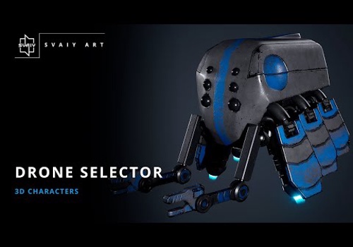 Video Production Package Example: Drone Selector | 3D Character