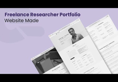 Search Engine Optimization Package Example: Personal Website Development for a Freelancer