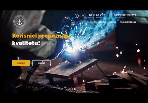 Web Design Package Example: Inox Nautika Website