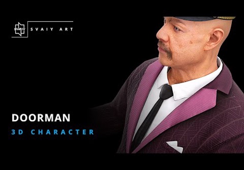 Video Production Package Example: Doorman | 3D Character