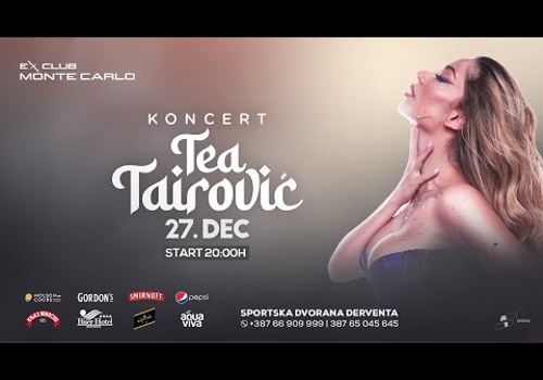 Social Media Marketing Package Example: Campain for concert of "Tea Tairovic"