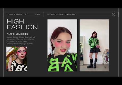 AR/VR Development Package Example: Marc Jacobs- Marc It